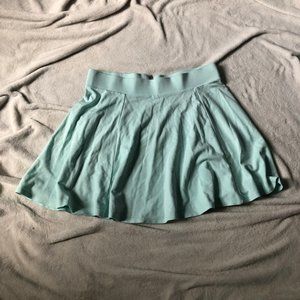 H&M mint green circle skirt